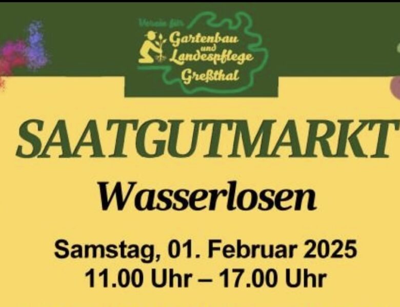 großer Saatgut und Taschmarkt