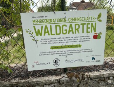 Mehrgenerationen-Gemeinschafts-Waldgarten des Obst und Gartenbauvereines Mellrichstadt